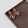 Heliophilia Silver Pendientes de Acero Inoxidable 316L Color Dorado Tamaño 3 cm Resistentes a la Corrosión Impermeables Estilo Romántica para Mujer
